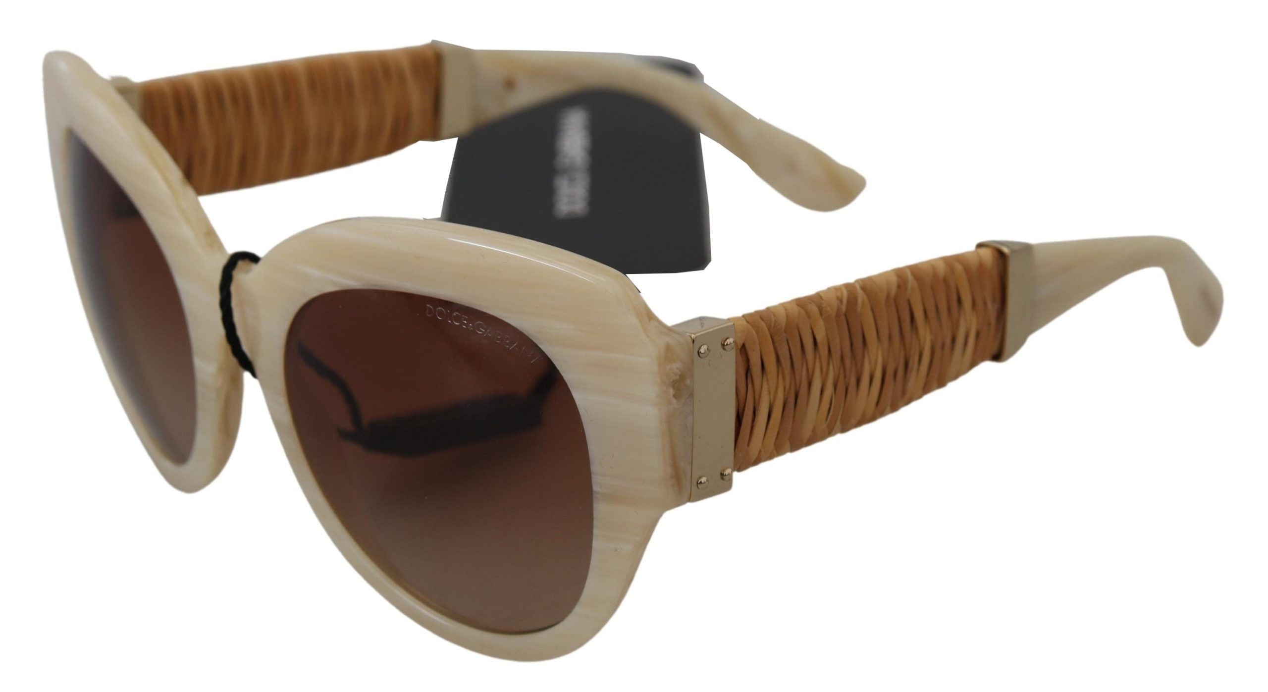Dolce & Gabbana Beige  Full Rim Brown Lense DG4294 Sunglasses
