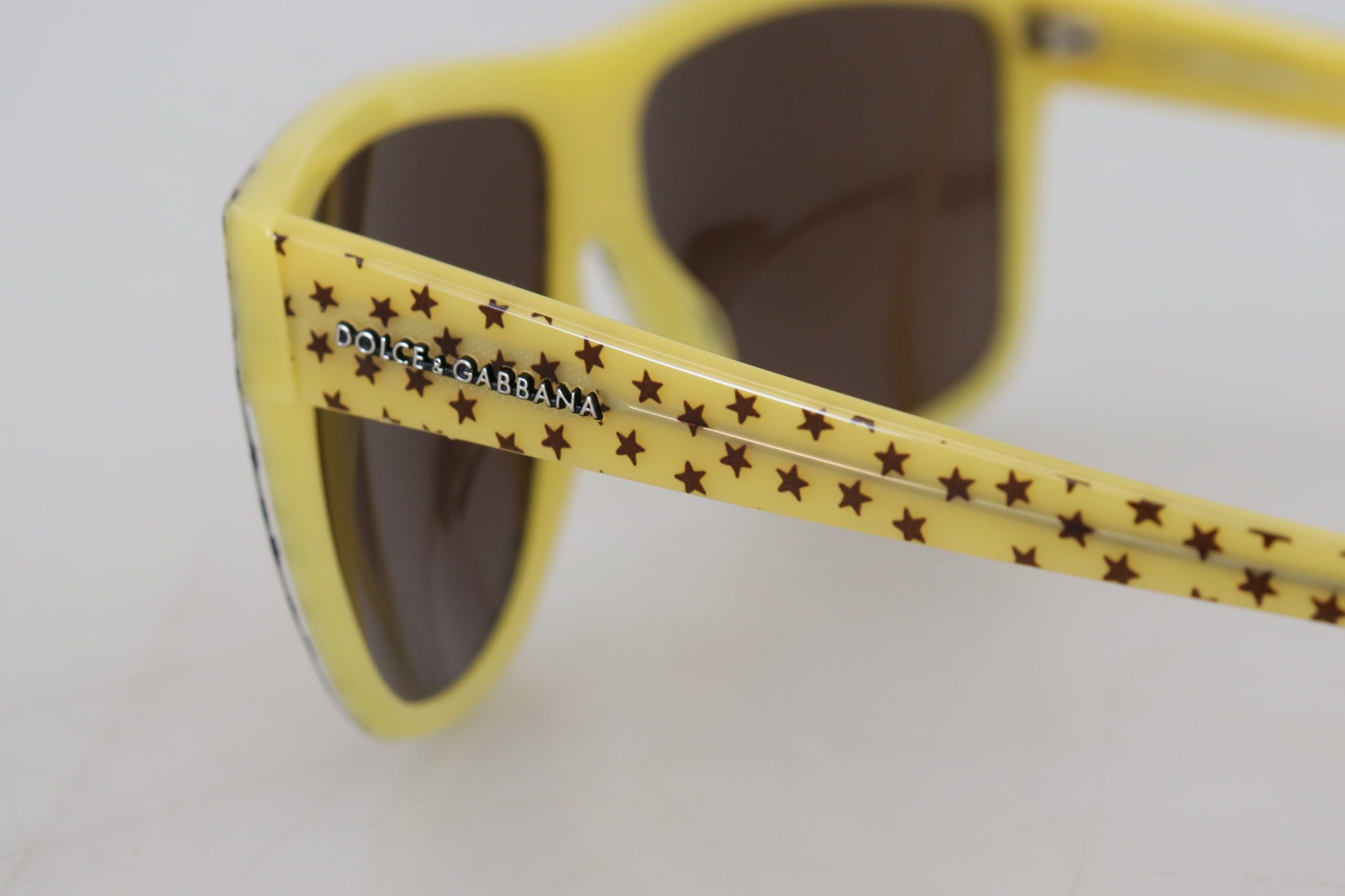 Dolce & Gabbana Yellow Stars  Square Shades DG4125 Sunglasses