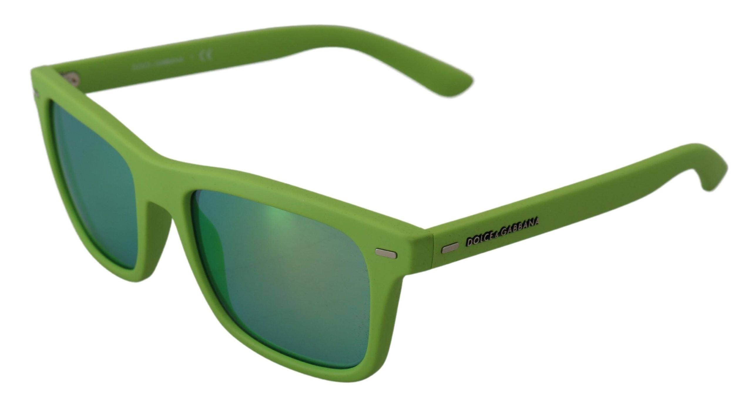 Dolce & Gabbana Green  Full Rim Frame Shades DG6095 Acid Sunglasses