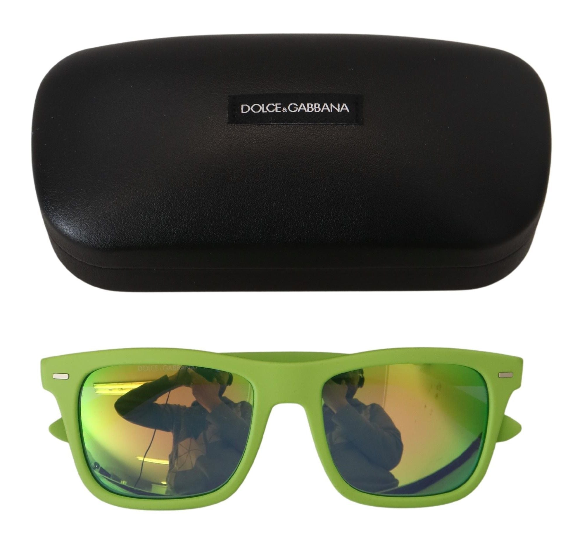Dolce & Gabbana Green  Full Rim Frame Shades DG6095 Acid Sunglasses