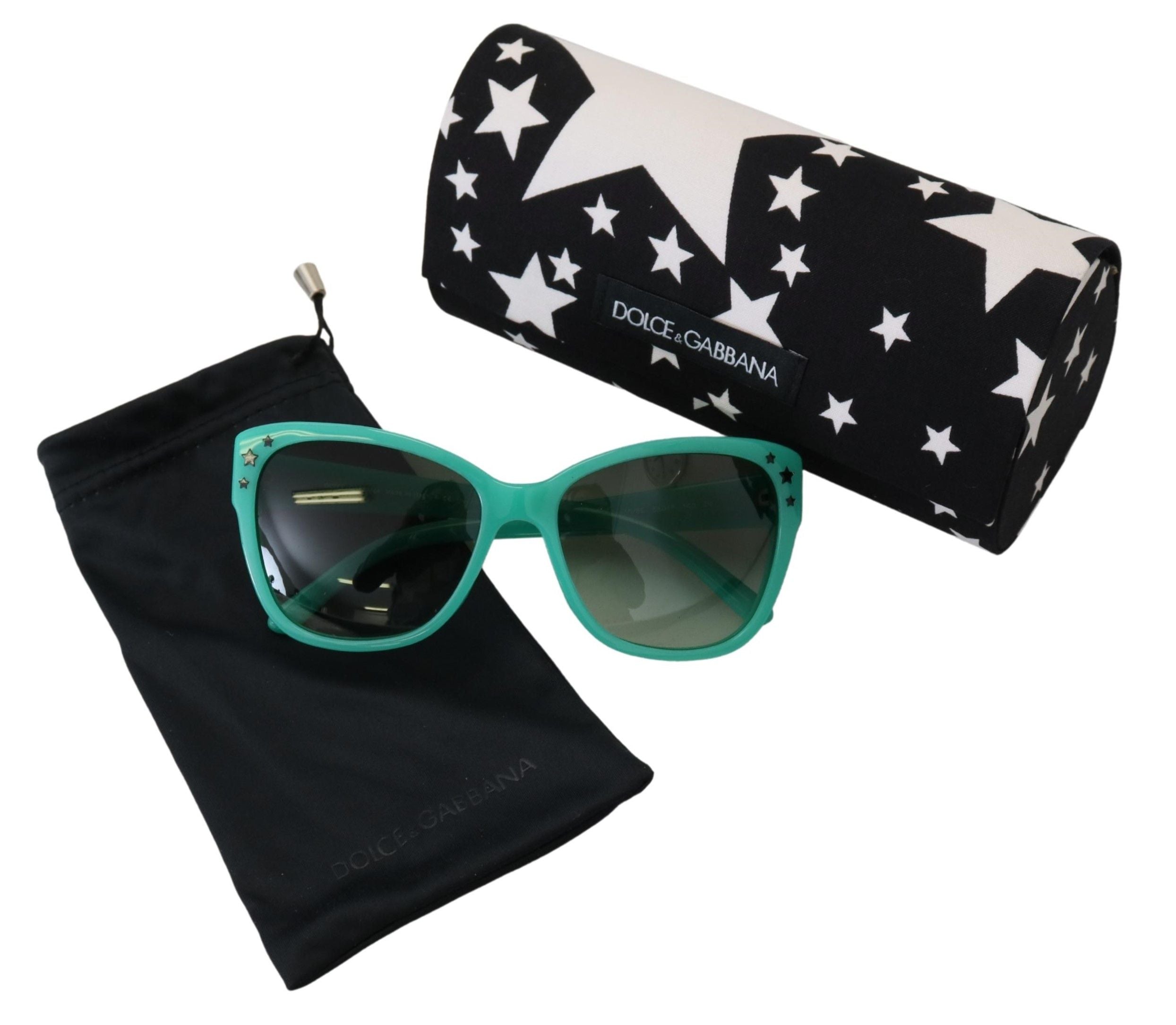 Dolce & Gabbana Green Stars  Square Shades DG4124  Sunglasses
