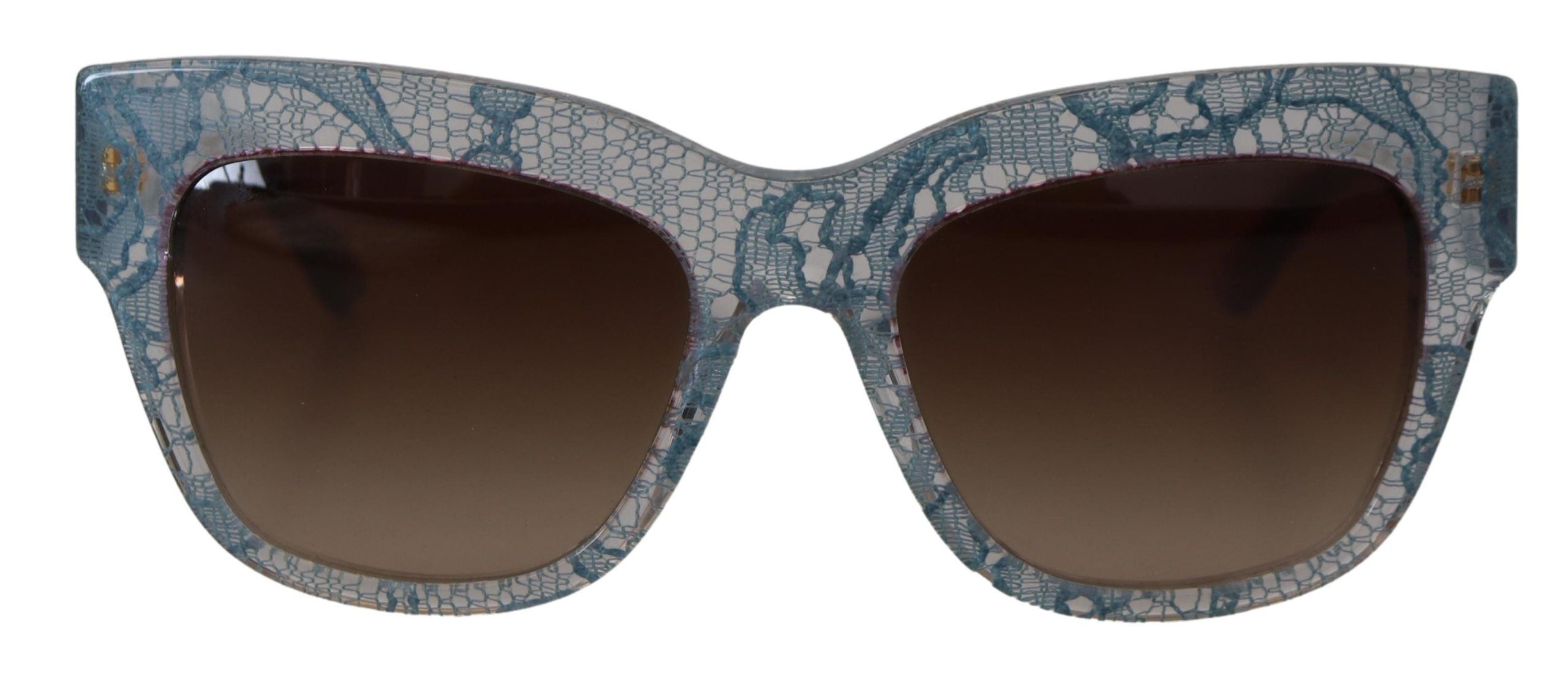 Dolce & Gabbana Blue Lace  Rectangle DG4231 Shades Sunglasses