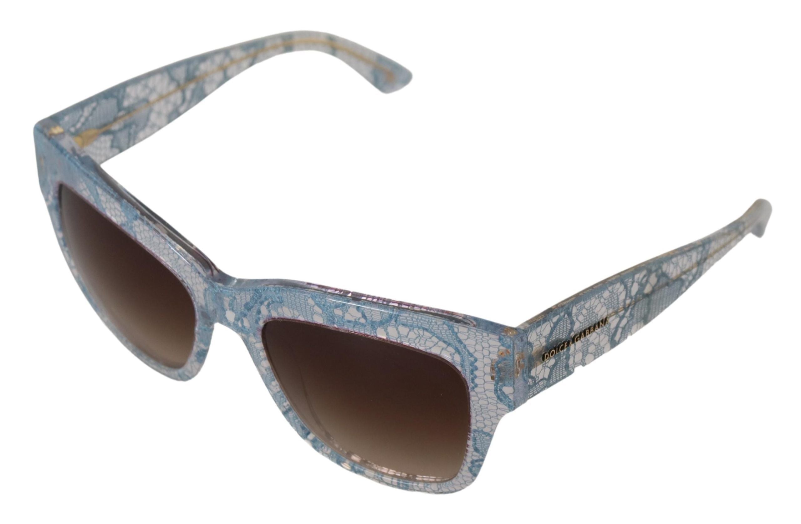 Dolce & Gabbana Blue Lace  Rectangle DG4231 Shades Sunglasses