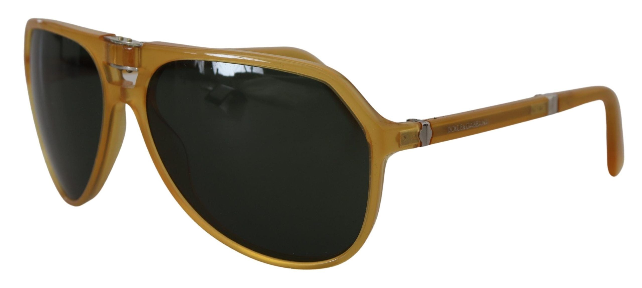 Dolce & Gabbana Yellow  Black Lens Aviator DG4196 Sunglasses