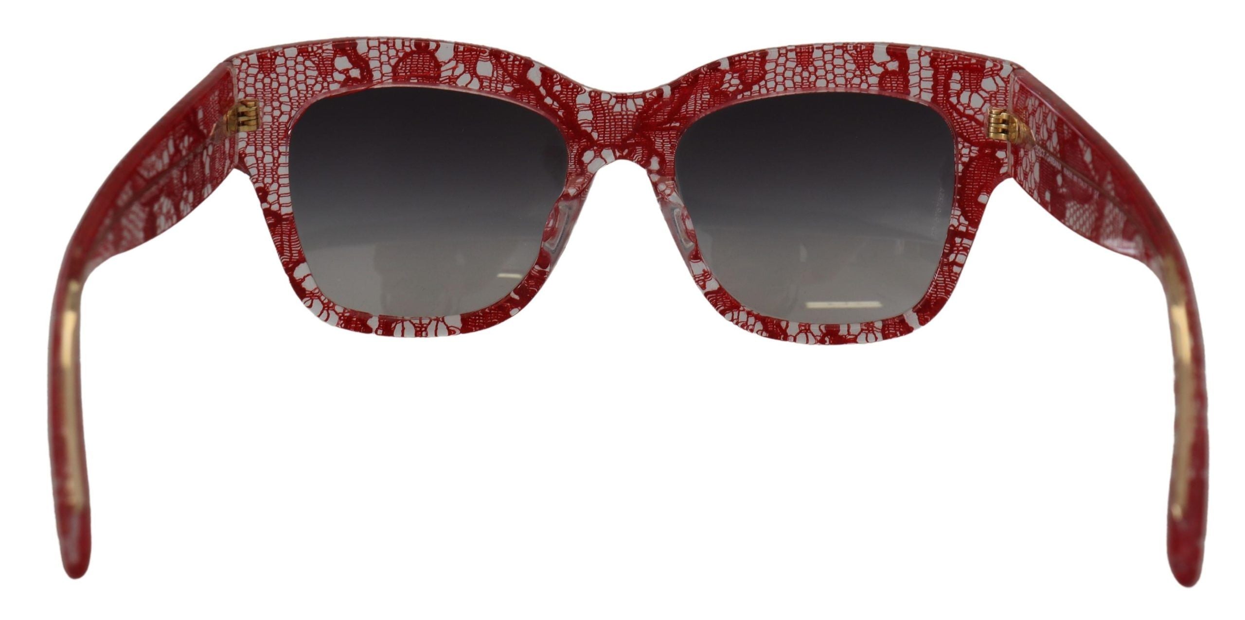 Dolce & Gabbana Red Lace  Rectangle Shades  DG4231F  Sunglasses