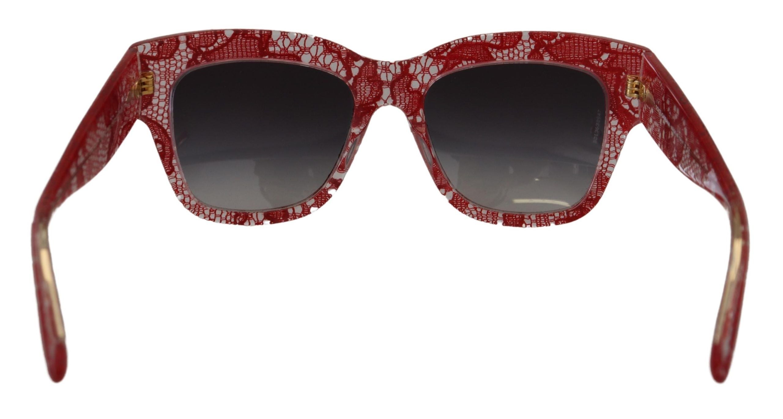 Dolce & Gabbana Red Lace  Rectangle Shades DG4231Sunglasses