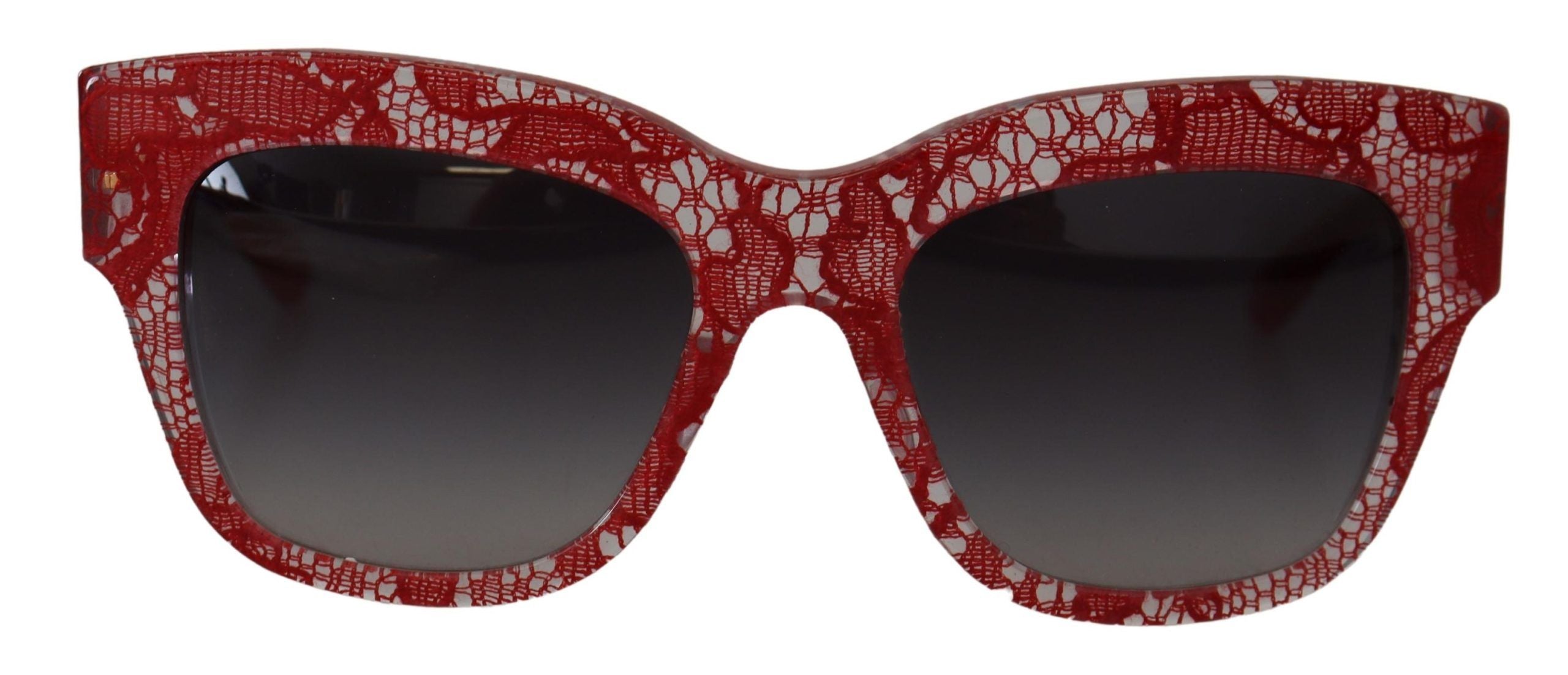 Dolce & Gabbana Red Lace  Rectangle Shades DG4231Sunglasses
