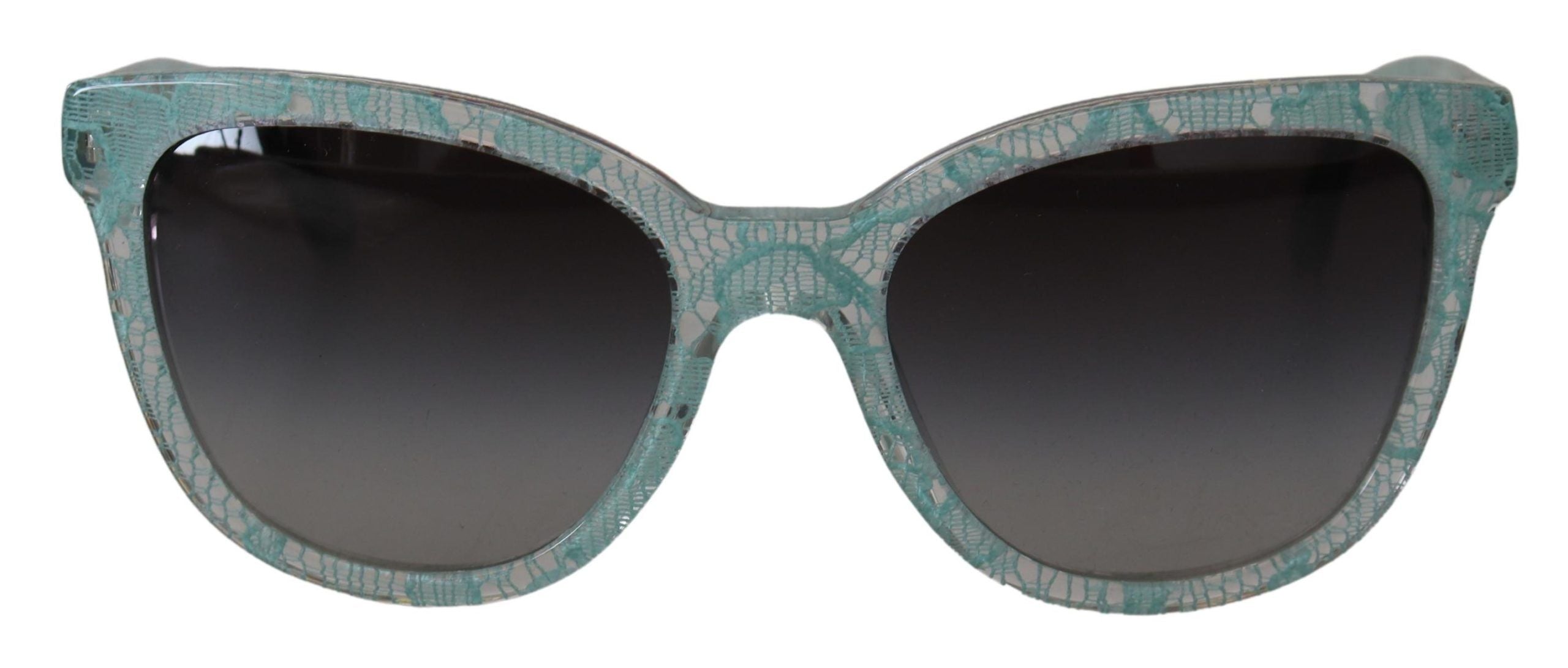 Dolce & Gabbana Blue Lace  Crystal Round DG4190 Sunglasses