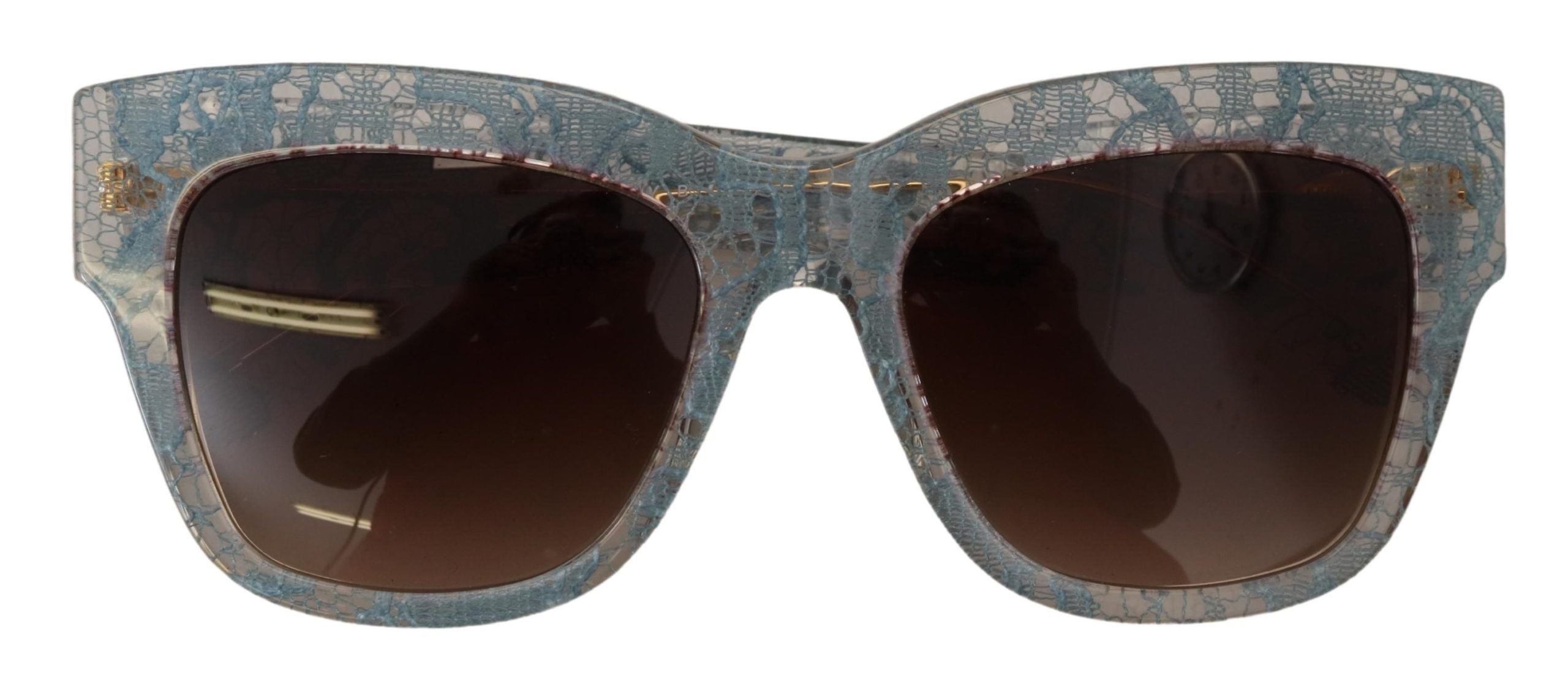Dolce & Gabbana Blue Lace  Crystal Butterfly DG4231 Sunglasses