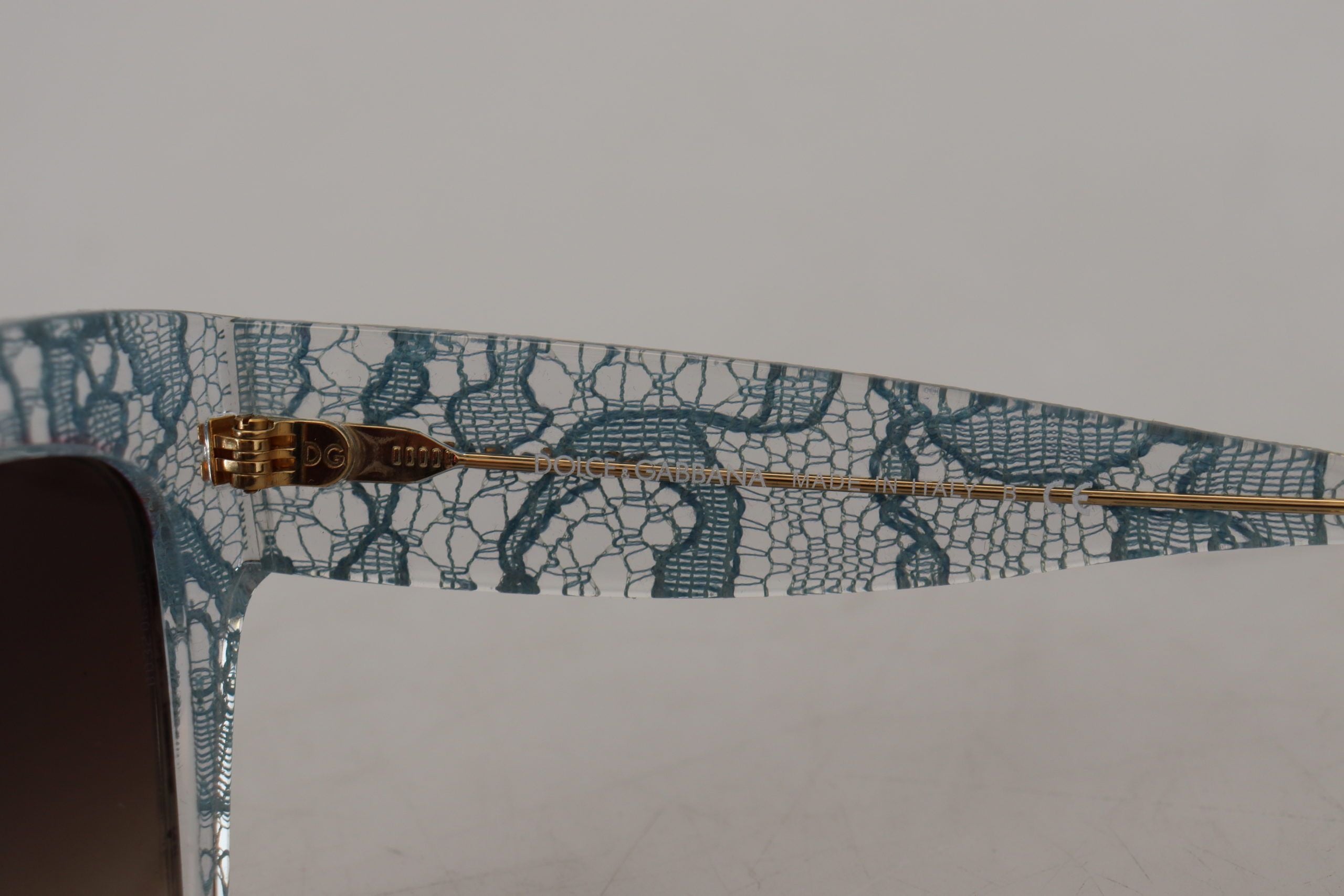 Dolce & Gabbana Blue Lace  Crystal Butterfly DG4231 Sunglasses