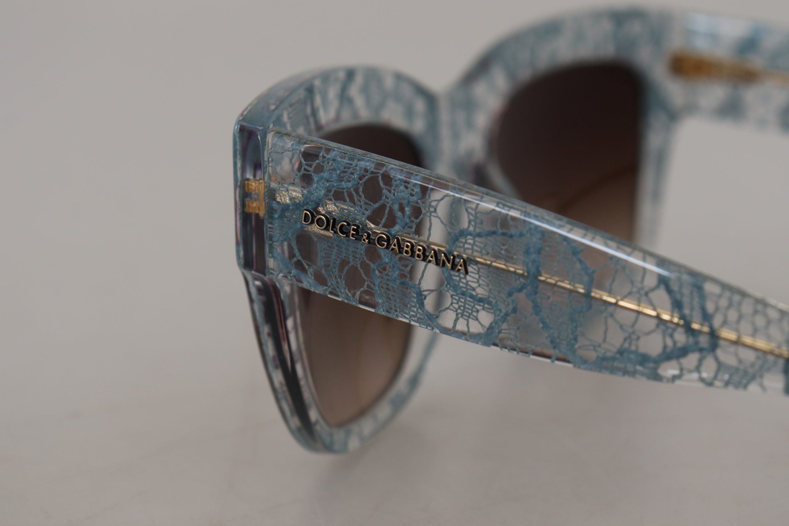 Dolce & Gabbana Blue Lace  Crystal Butterfly DG4231 Sunglasses