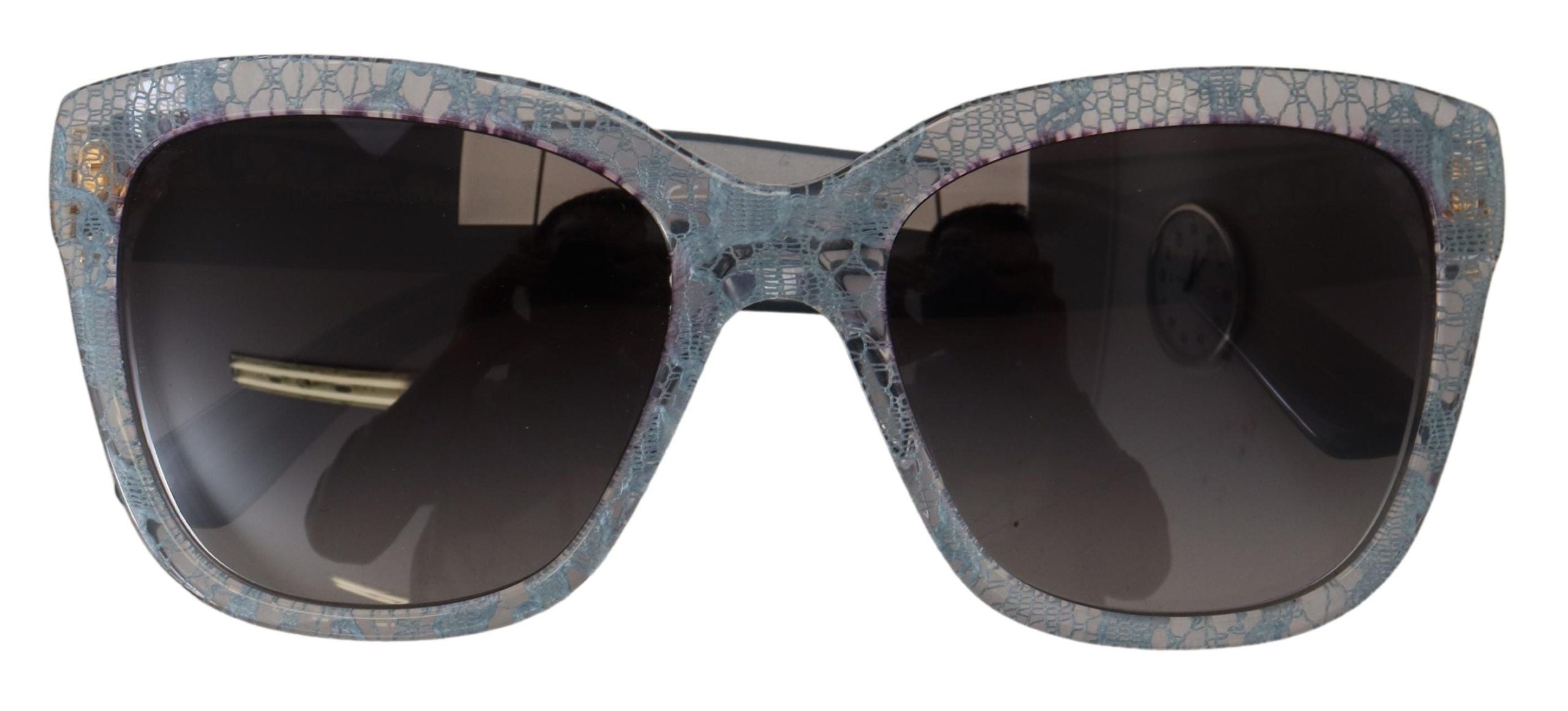 Dolce & Gabbana Blue Lace  Rectangle Shades DG4226 Sunglasses