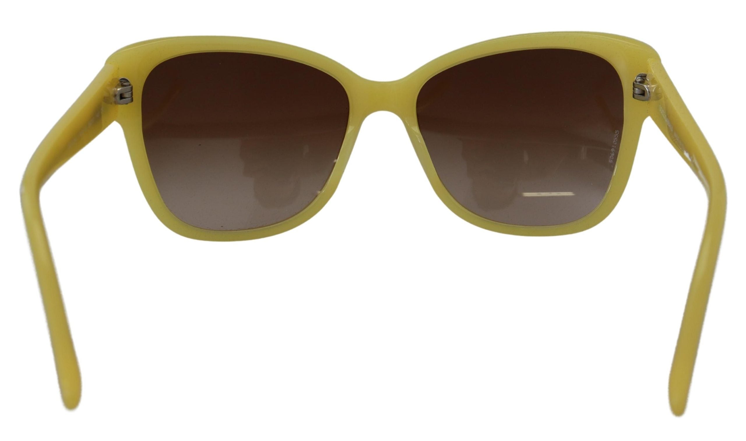 Dolce & Gabbana Yellow  Frame Stars Embellishment DG4124 Sunglasses