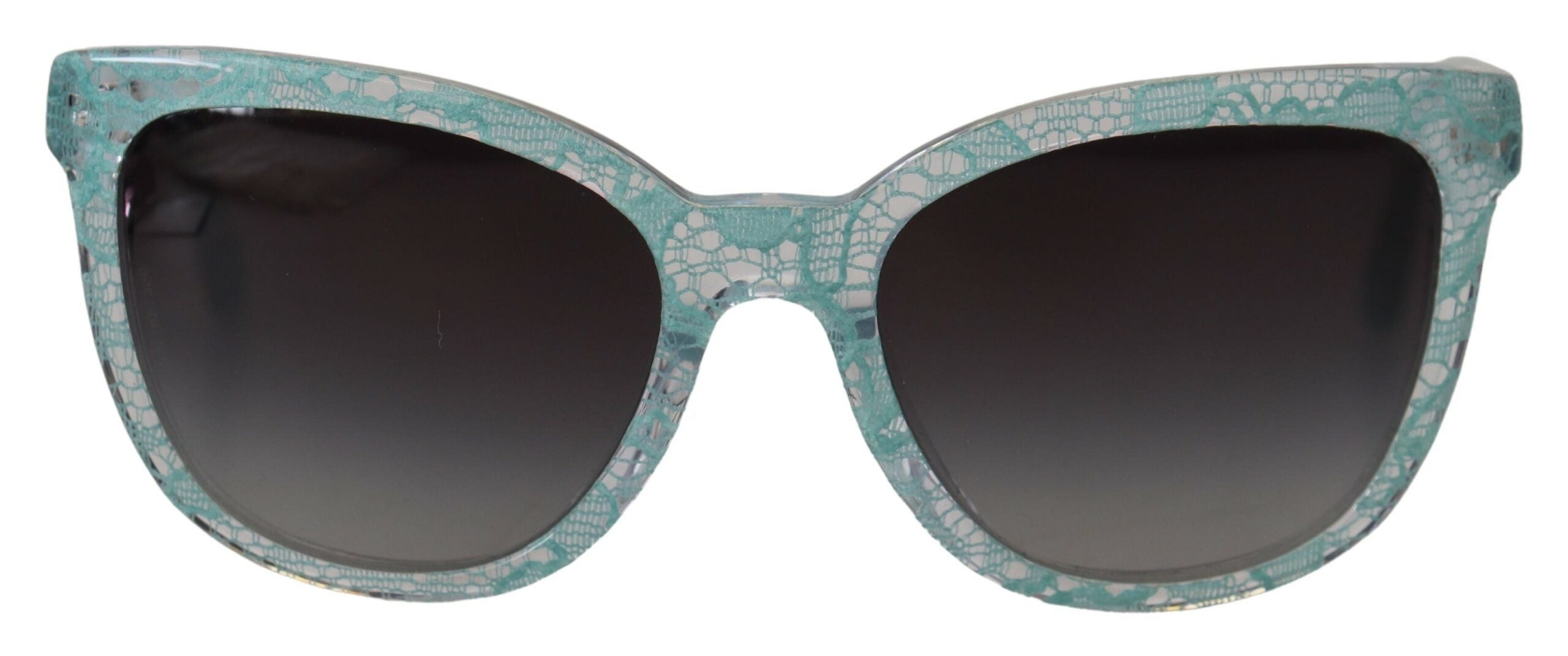 Dolce & Gabbana Blue DG4190 Lace Crystal  Butterfly Sunglasses