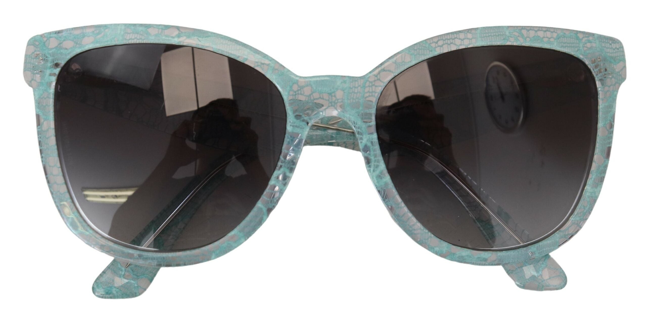 Dolce & Gabbana Blue DG4190 Lace Crystal  Butterfly Sunglasses
