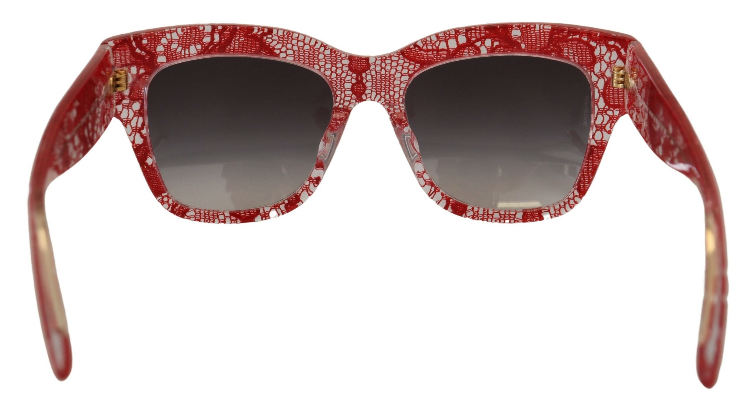 Dolce & Gabbana Red DG4231F Lace  Rectangle Shades Sunglasses