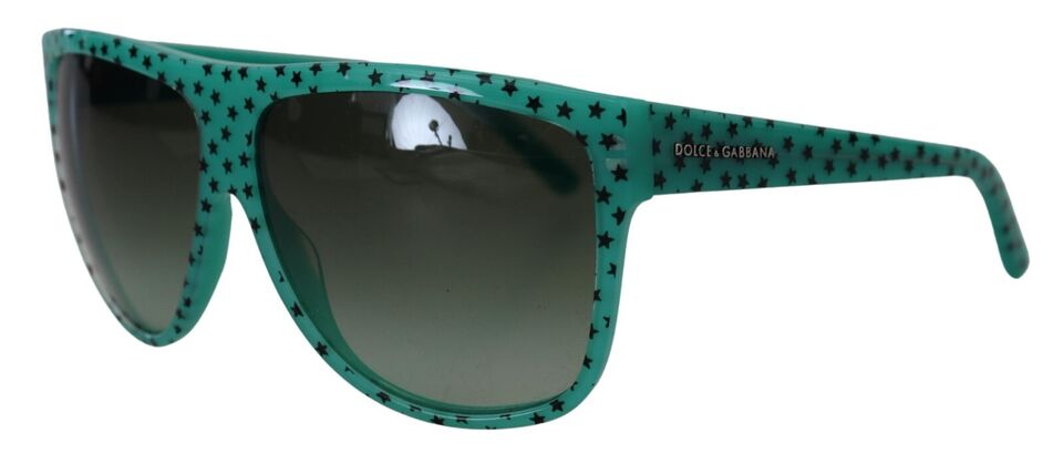 Dolce & Gabbana Green Stars  Square Shades Sunglasses