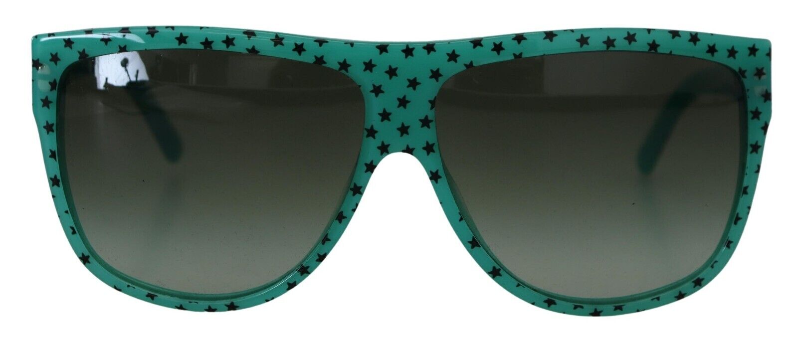 Dolce & Gabbana Green Stars  Square Shades Sunglasses