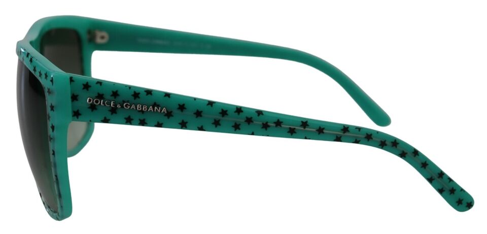 Dolce & Gabbana Green Stars  Square Shades Sunglasses