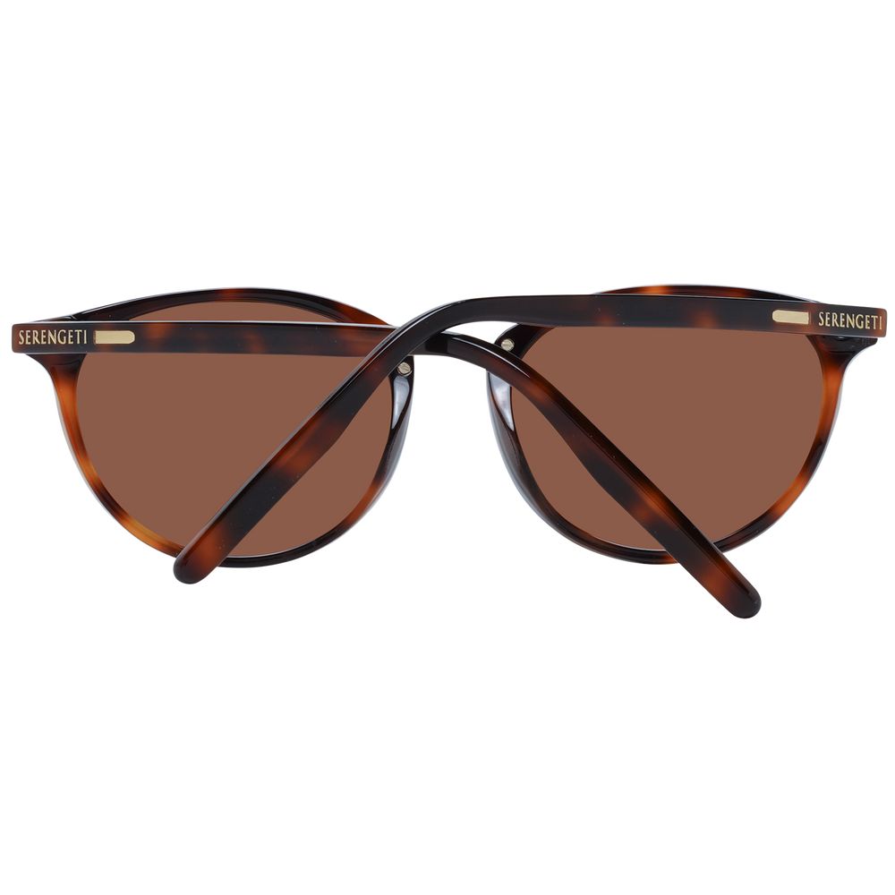 Serengeti Brown  & Metal Sunglasses