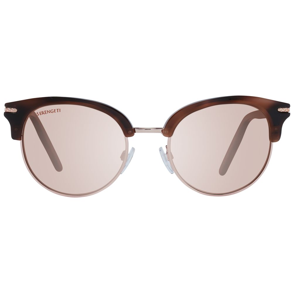 Serengeti Brown  & Metal Sunglasses
