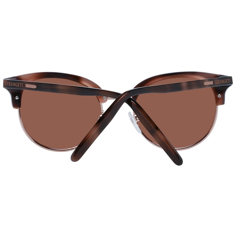 Serengeti Brown  & Metal Sunglasses