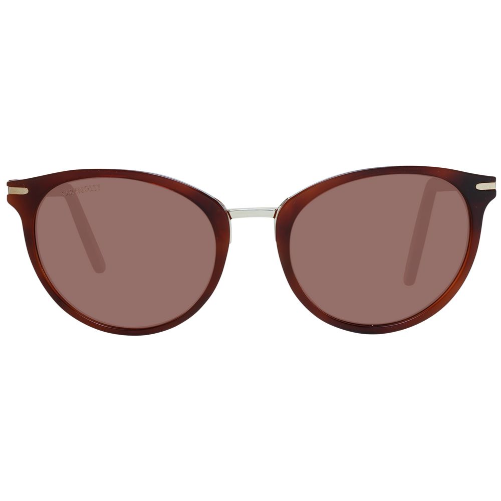 Serengeti Brown  & Metal Sunglasses