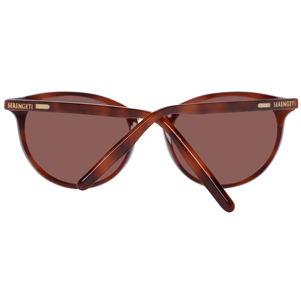 Serengeti Brown  & Metal Sunglasses