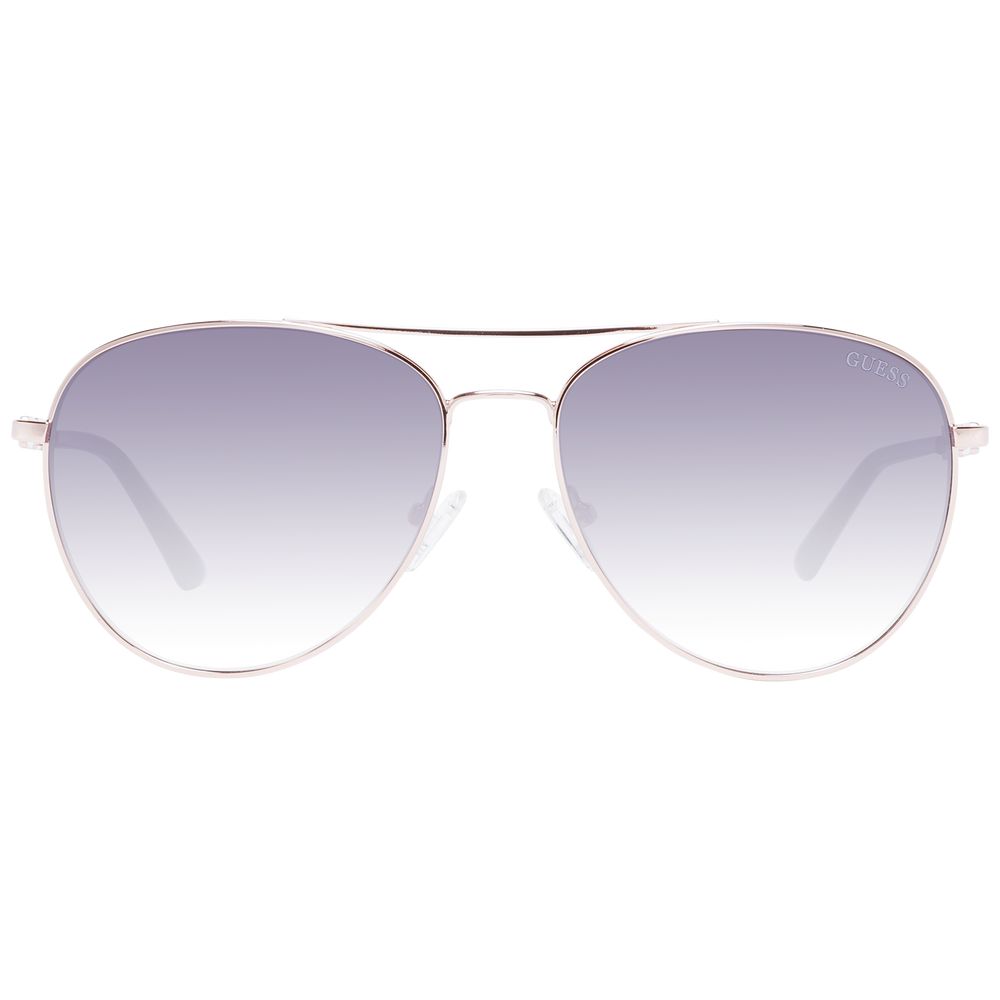 Guess Rose Gold Metal Sunglasses