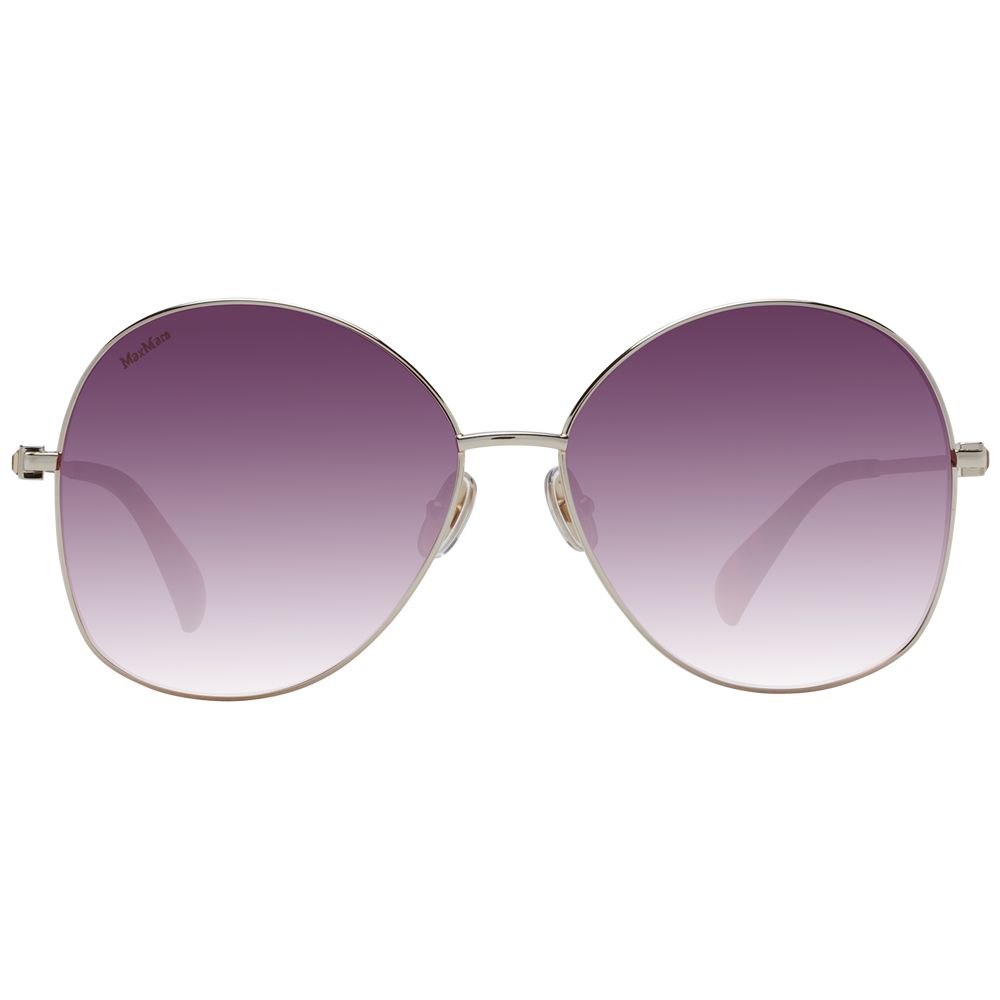 Max Mara Gold Metal Sunglasses