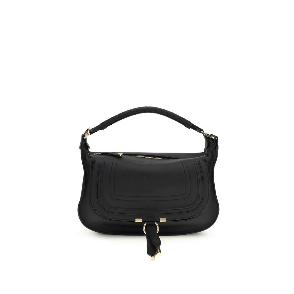 Chloé Black  Leather Bos Taurus Shoulder Bag