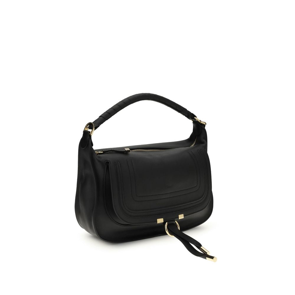 Chloé Black  Leather Bos Taurus Shoulder Bag