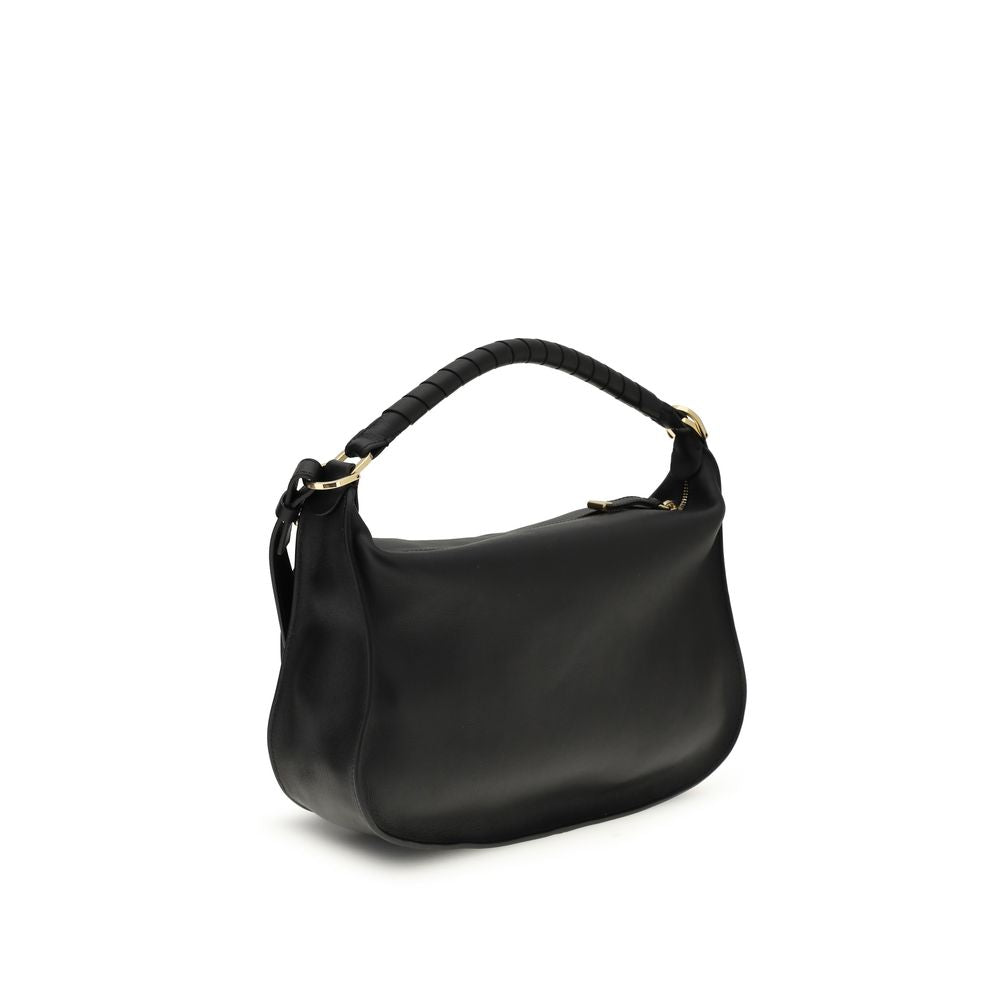 Chloé Black  Leather Bos Taurus Shoulder Bag