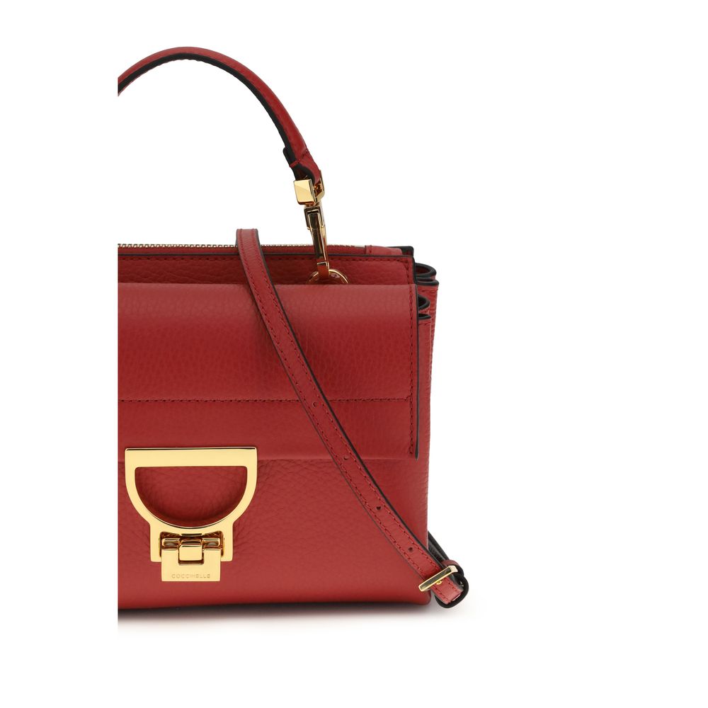 Coccinelle Red  Leather Bos Taurus Shoulder Bag