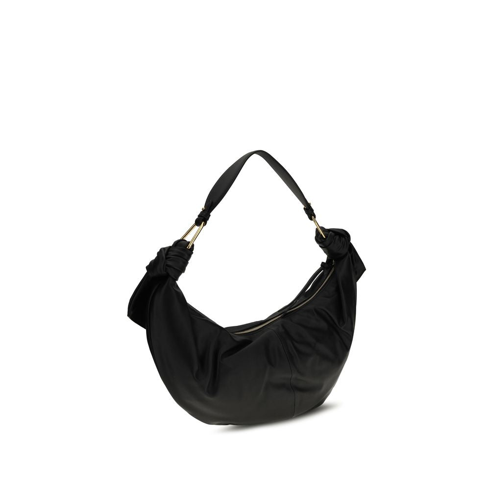 Coccinelle Black  Leather Bos Taurus Shoulder Bag