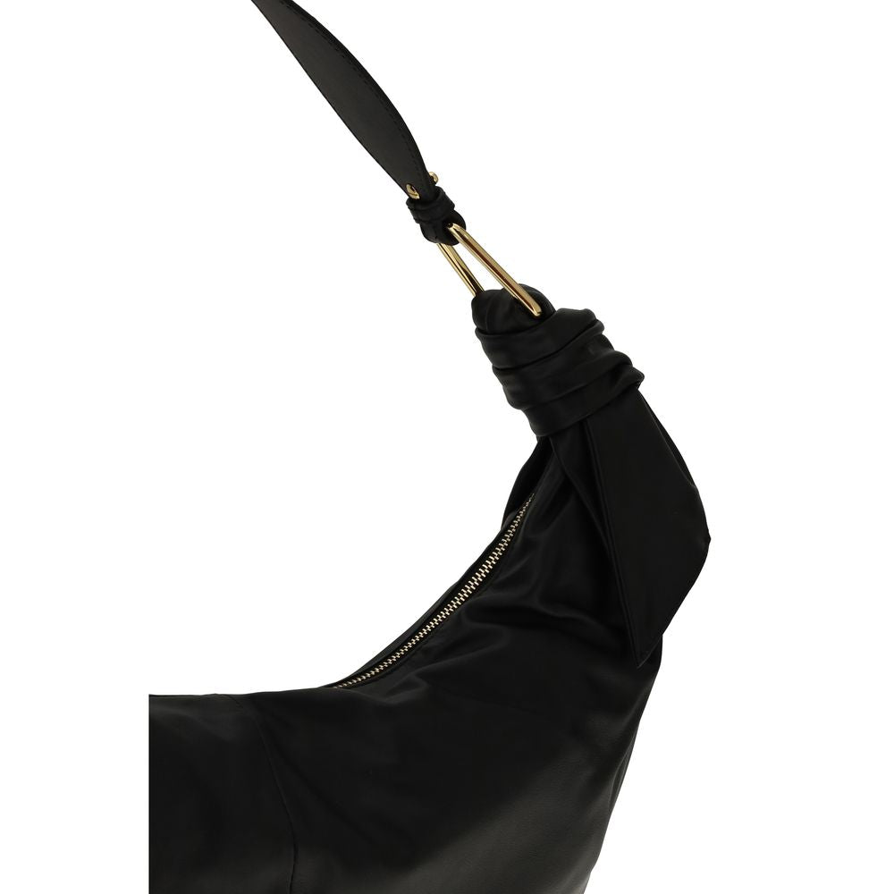 Coccinelle Black  Leather Bos Taurus Shoulder Bag