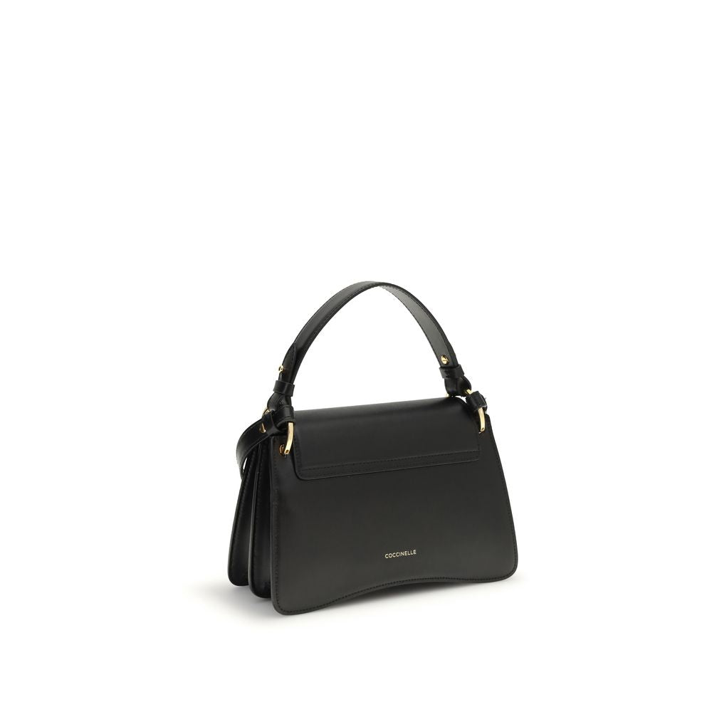 Coccinelle Black  Leather Bos Taurus Handbag