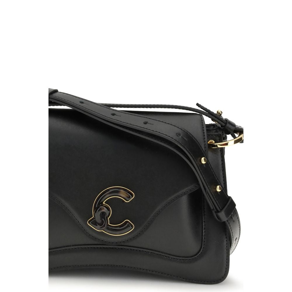 Coccinelle Black  Leather Bos Taurus Handbag