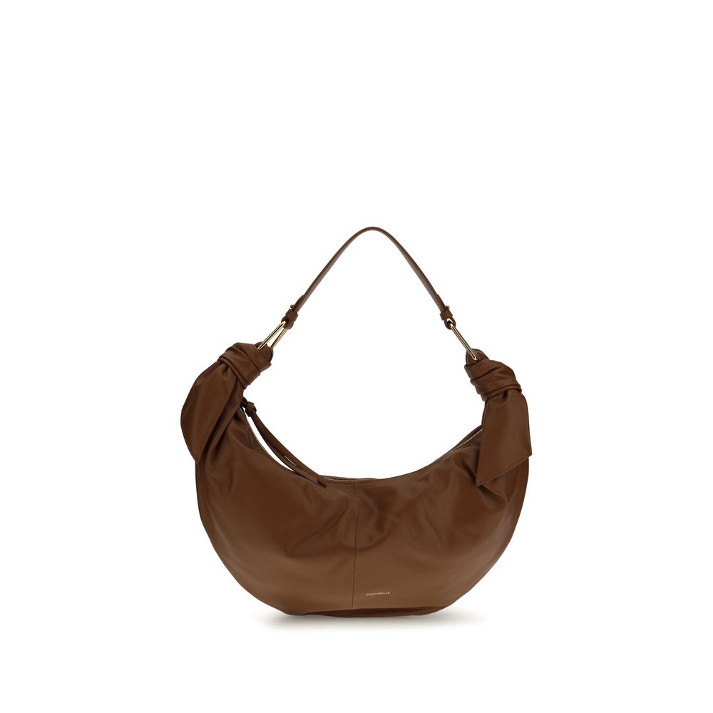 Coccinelle Brown  Leather Bos Taurus Shoulder Bag