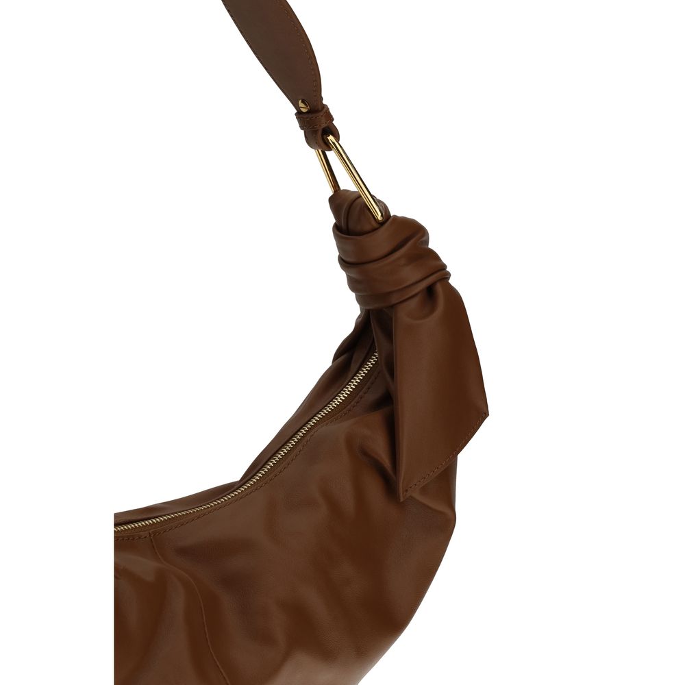 Coccinelle Brown  Leather Bos Taurus Shoulder Bag