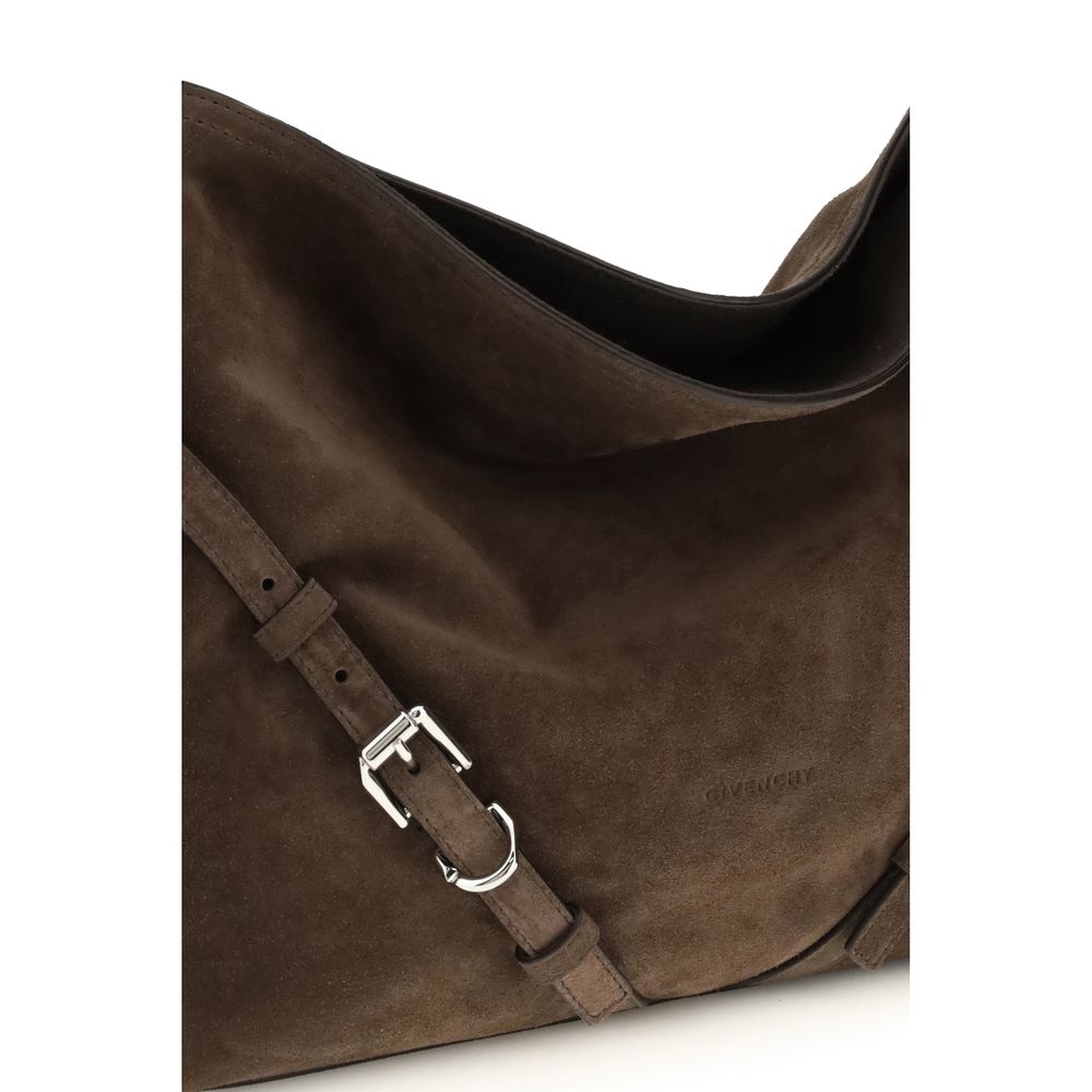 Givenchy Black  Leather Bos Taurus Shoulder Bag