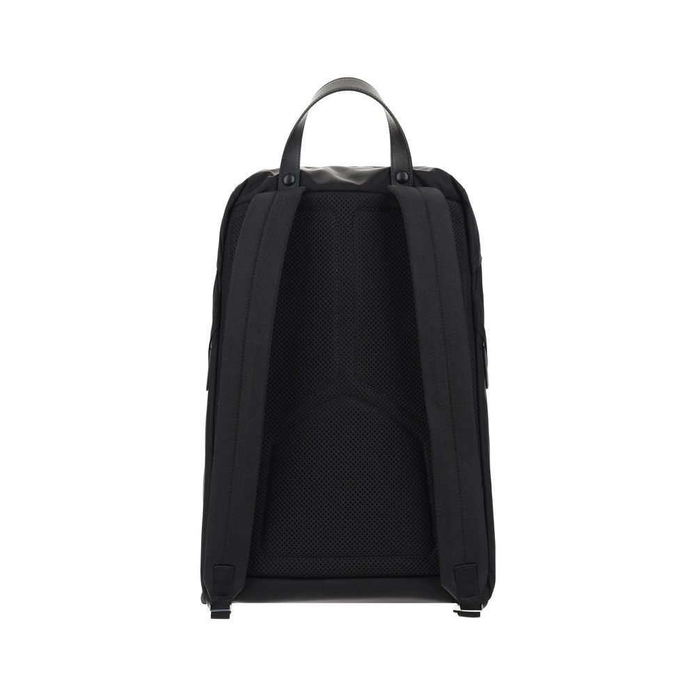 Prada Black Recycled  Backpack