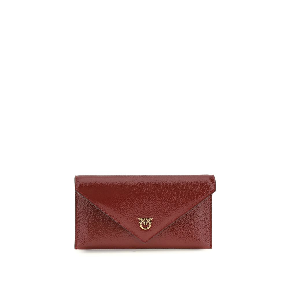 PINKO Bordeaux  Leather Bos Taurus Shoulder Bag