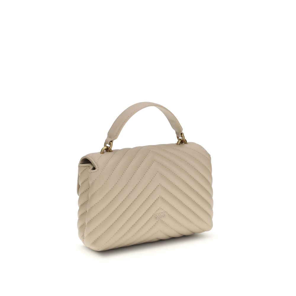 PINKO Beige  Leather Bos Taurus Handbag
