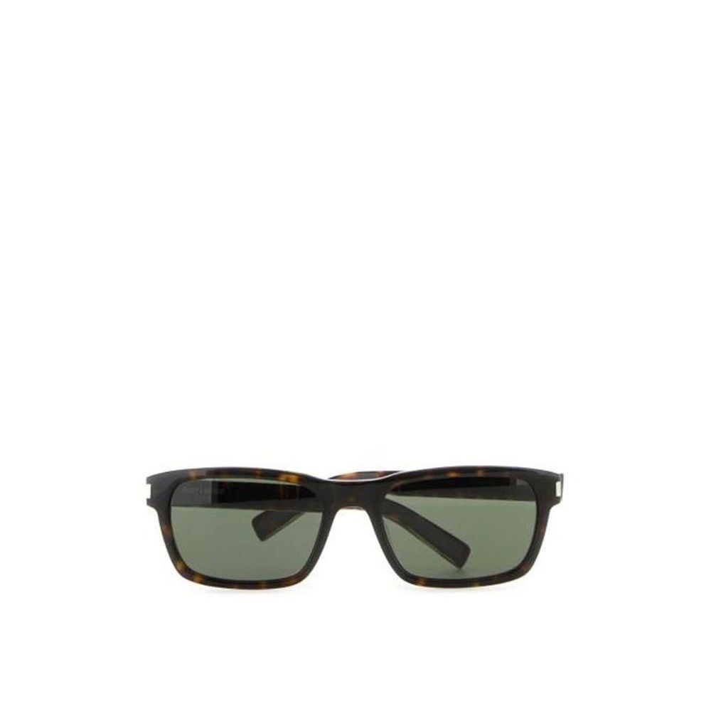 Saint Laurent Brown Acetate Sunglasses