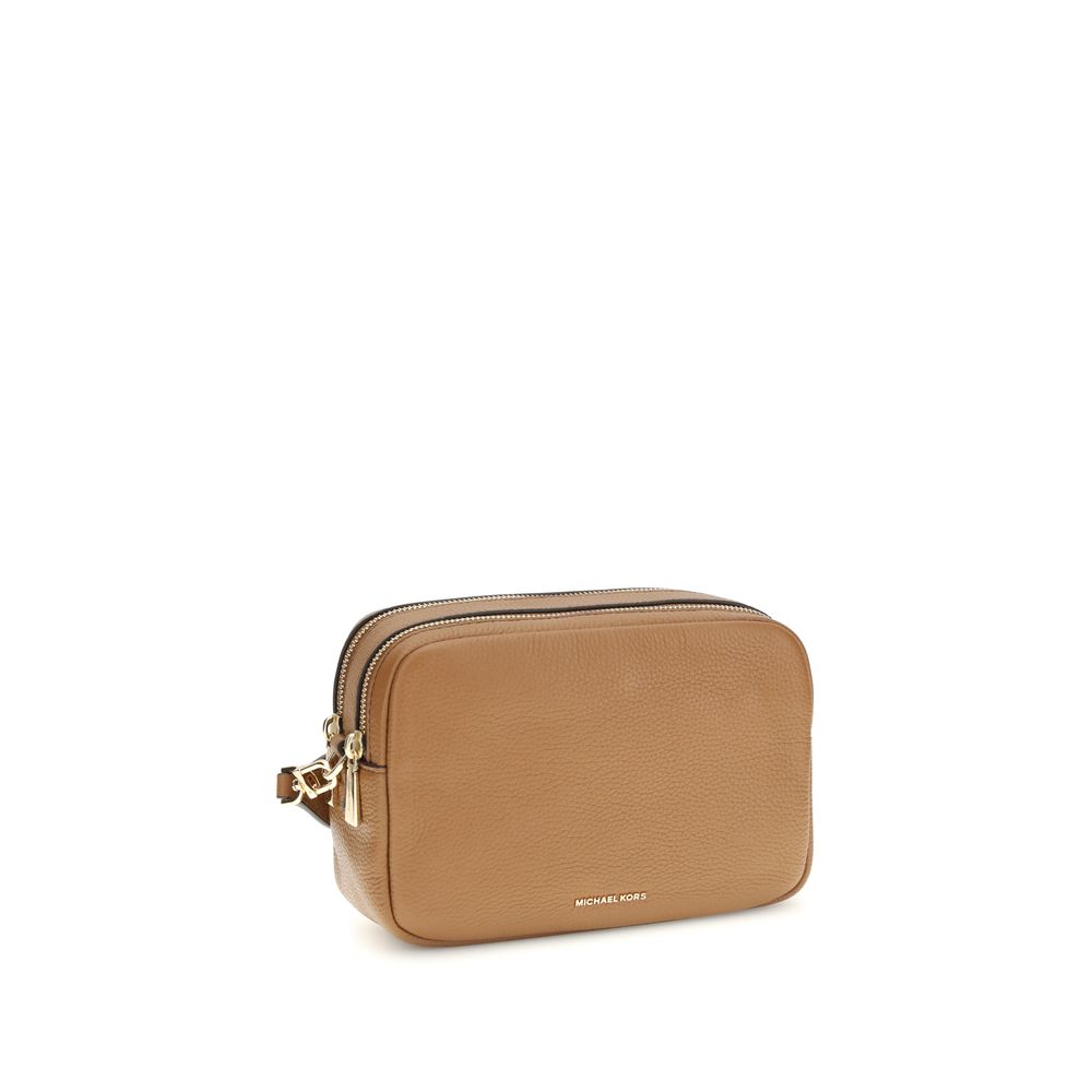 Michael Kors Brown  Leather Bos Taurus Shoulder Bag