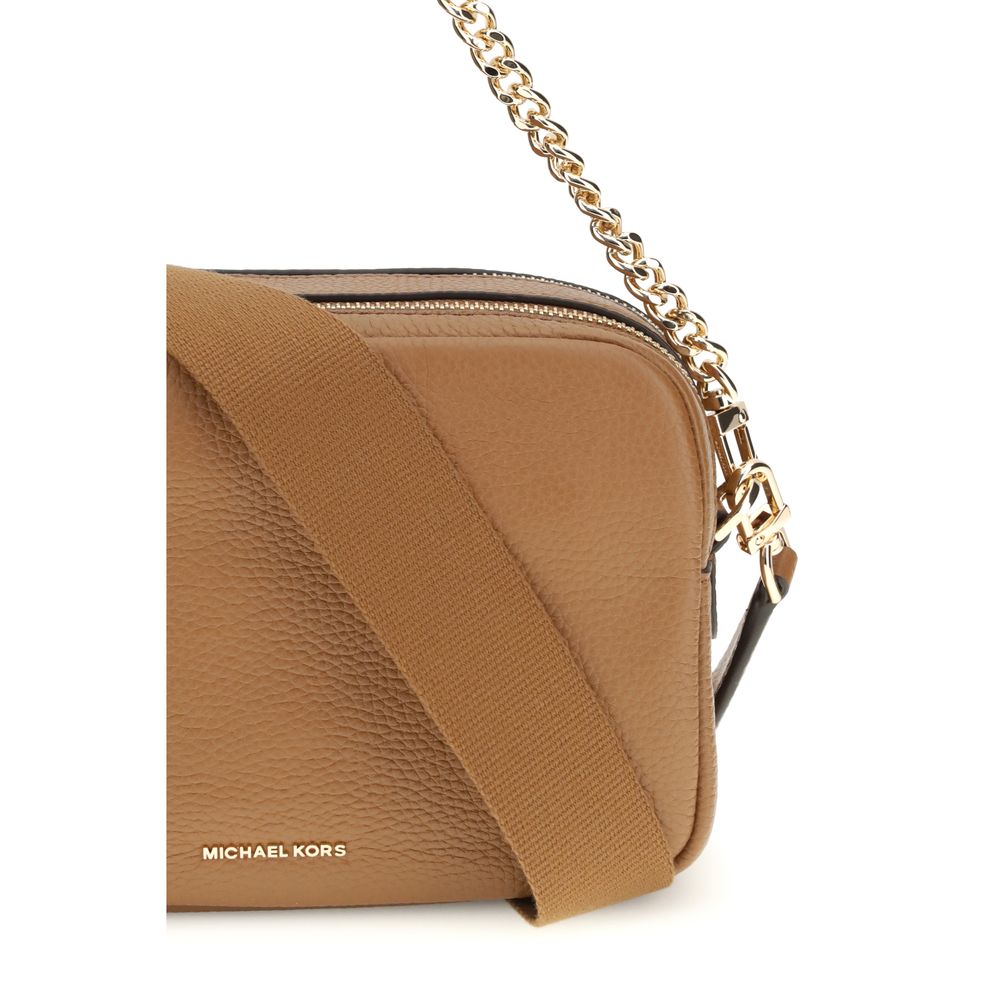 Michael Kors Brown  Leather Bos Taurus Shoulder Bag