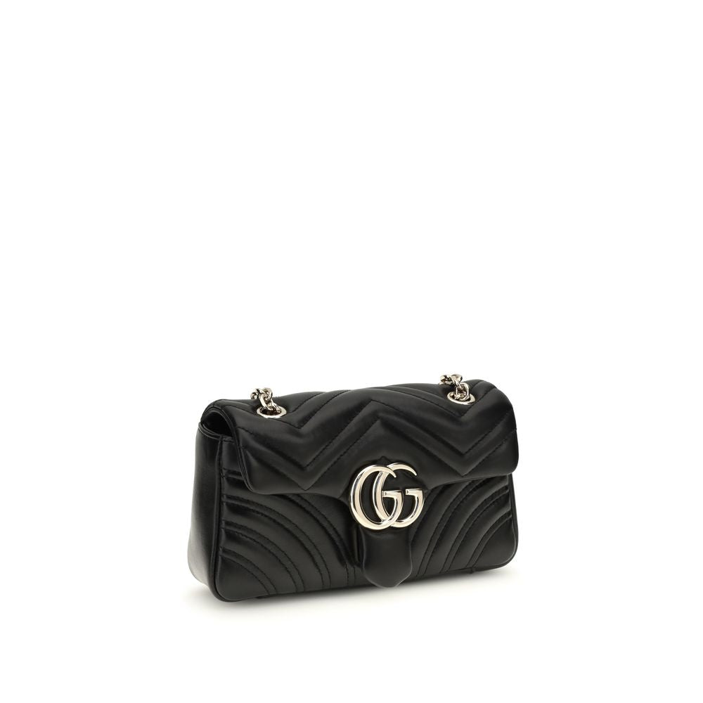 Gucci Black  Leather Bos Taurus Shoulder Bag