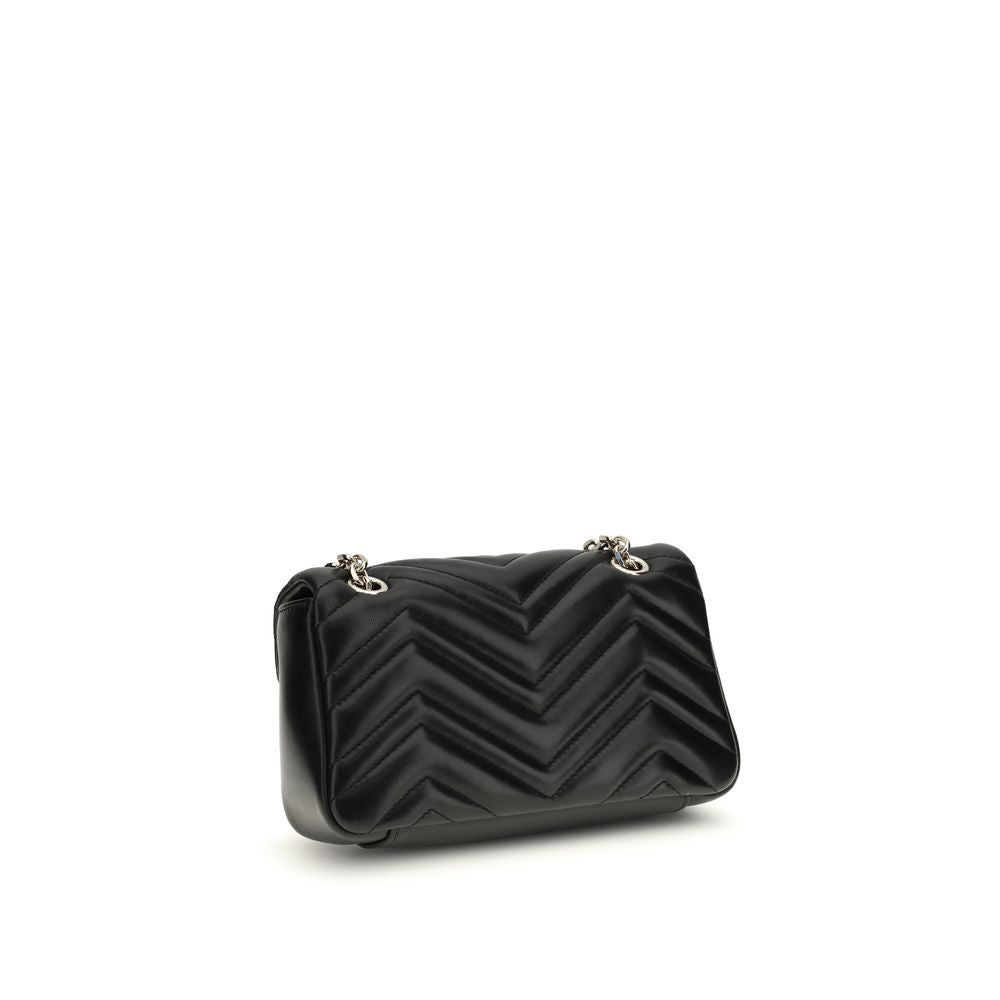 Gucci Black  Leather Bos Taurus Shoulder Bag