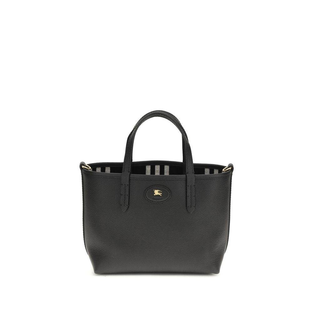 Burberry Black  Leather Bos Taurus Shoulder Bag